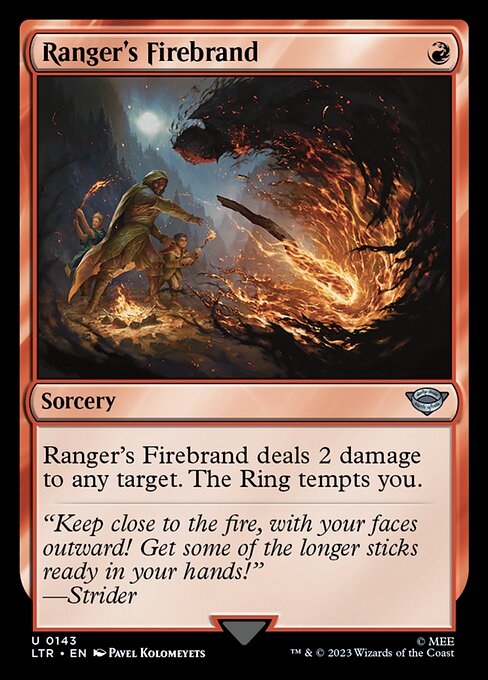 Ranger's Firebrand - The Lord of the Rings: Tales of Middle-earth Uncommon Card