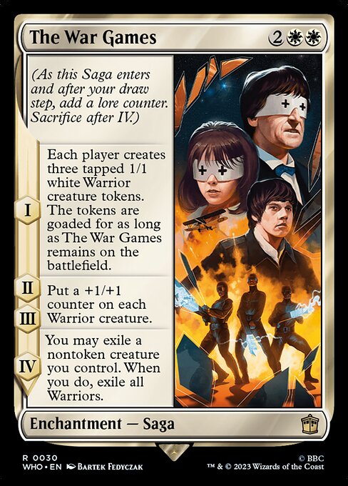 The War Games - Doctor Who Rare Card