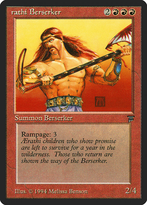 Aerathi Berserker - Legends Uncommon Card