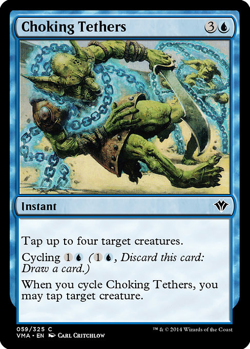 Choking Tethers - Vintage Masters Common Card