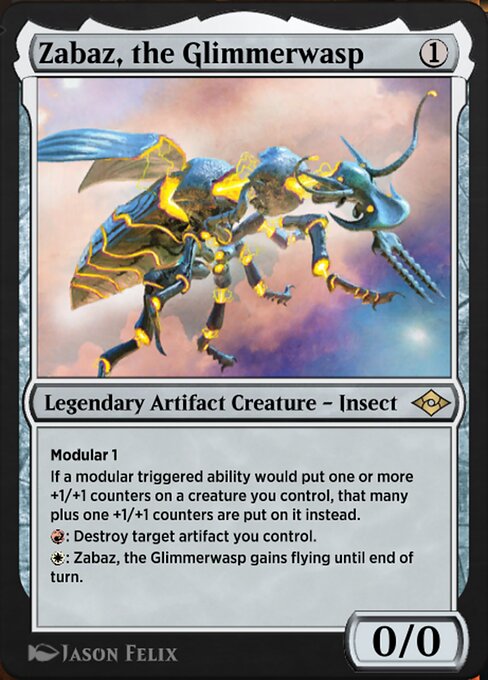 Zabaz, the Glimmerwasp - Jumpstart: Historic Horizons Rare Card