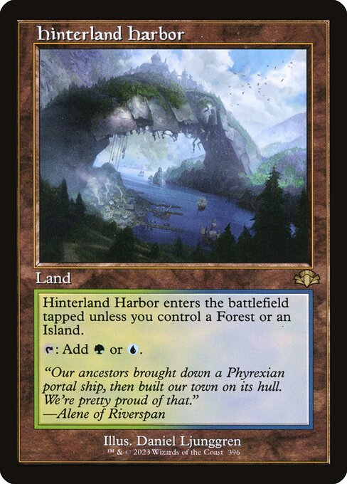 Hinterland Harbor - Dominaria Remastered Rare Card