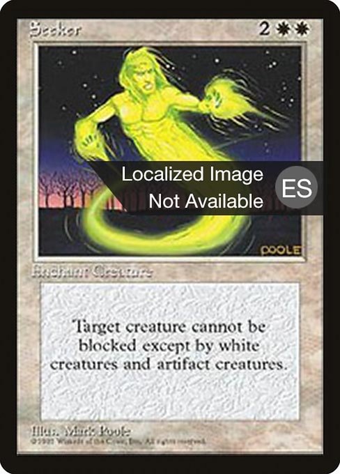 Seeker - Fourth Edition Foreign Black Border Common Card