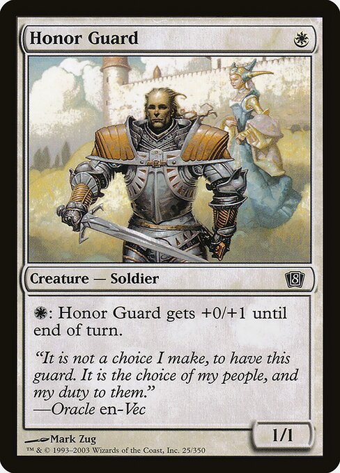 Honor Guard - Eighth Edition Common Card