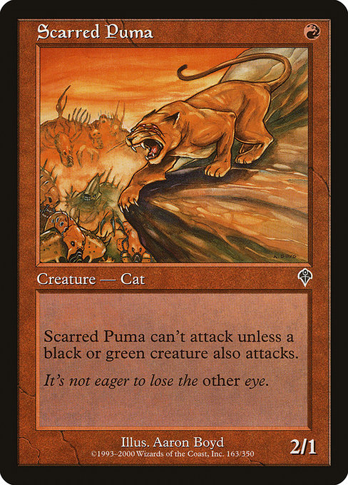Scarred Puma - Invasion Common Card