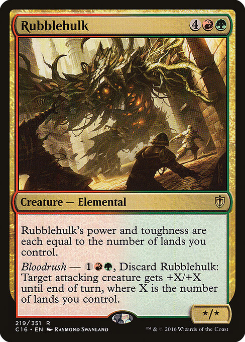 Rubblehulk - Commander 2016 Rare Card