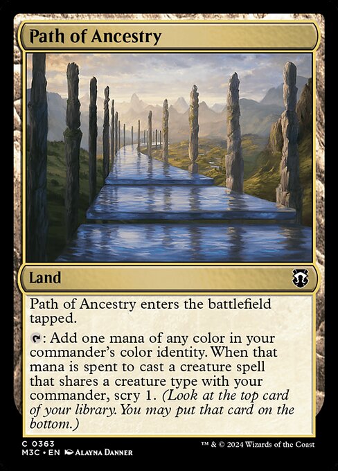 Path of Ancestry - Modern Horizons 3 Commander Common Card