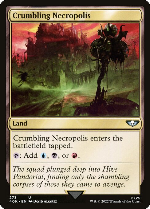 Crumbling Necropolis - Warhammer 40,000 Commander Uncommon Card