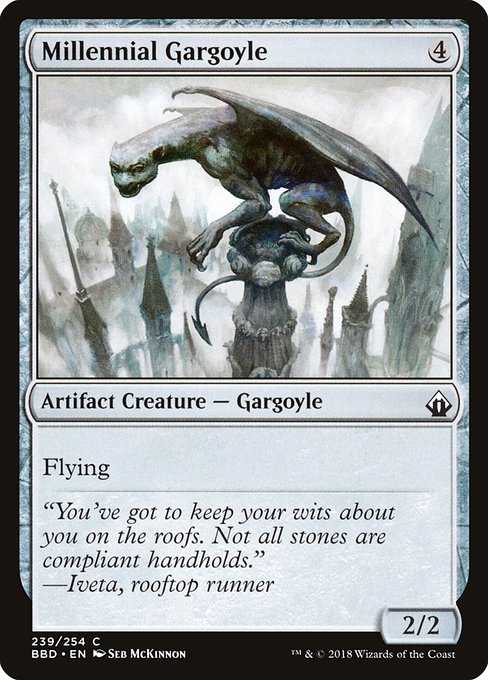 Millennial Gargoyle - Battlebond Common Card