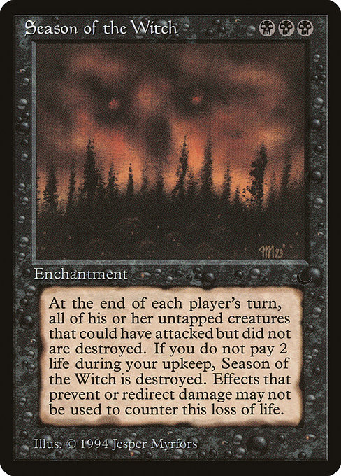 Season of the Witch - The Dark Rare Card