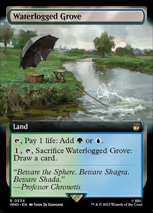 Waterlogged Grove - Doctor Who Rare Card