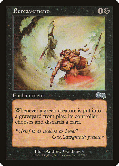 Bereavement - Urza's Saga Uncommon Card