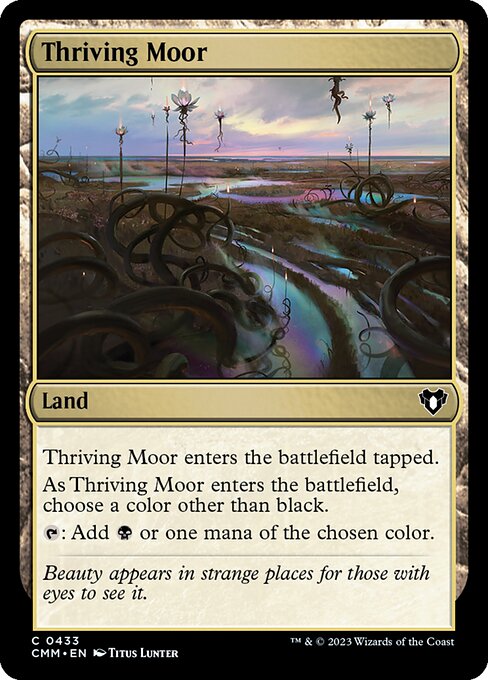 Thriving Moor - Commander Masters Common Card