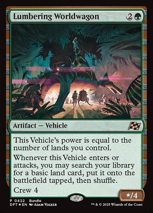 Lumbering Worldwagon - Aetherdrift Rare Card