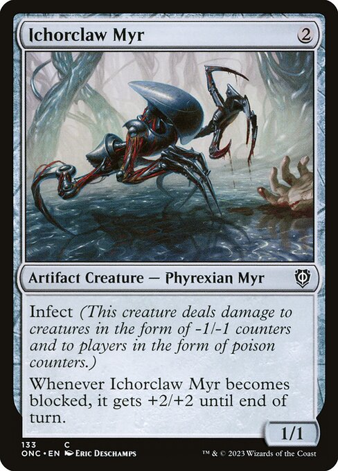 Ichorclaw Myr - Phyrexia: All Will Be One Commander Common Card