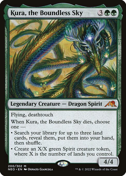 Kura, the Boundless Sky - Kamigawa: Neon Dynasty Mythic Card