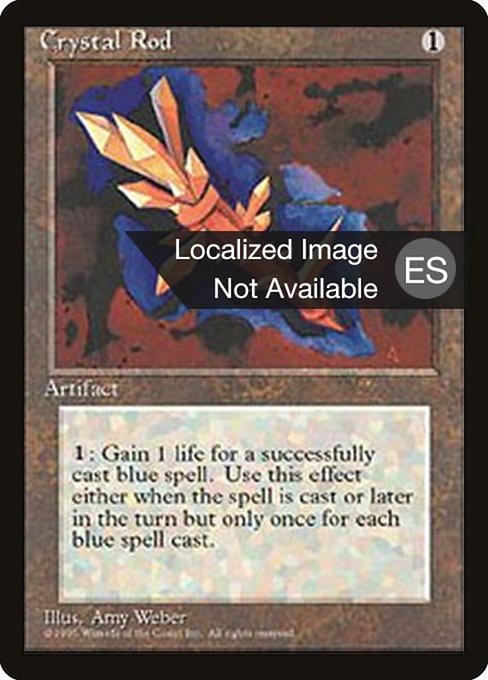 Crystal Rod - Fourth Edition Foreign Black Border Uncommon Card