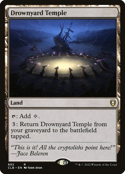 Drownyard Temple - Commander Legends: Battle for Baldur's Gate Rare Card