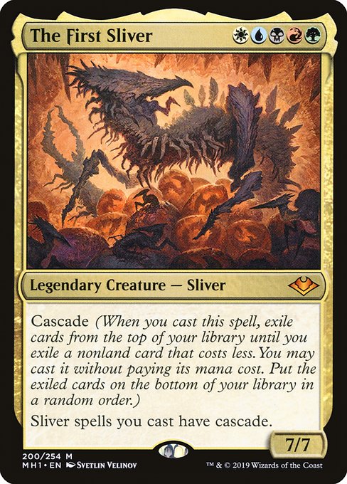 The First Sliver - Modern Horizons Mythic Card