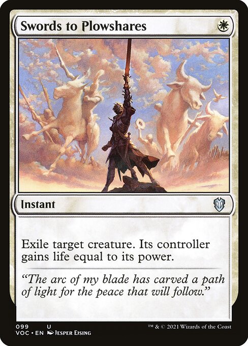 Swords to Plowshares - Crimson Vow Commander Uncommon Card