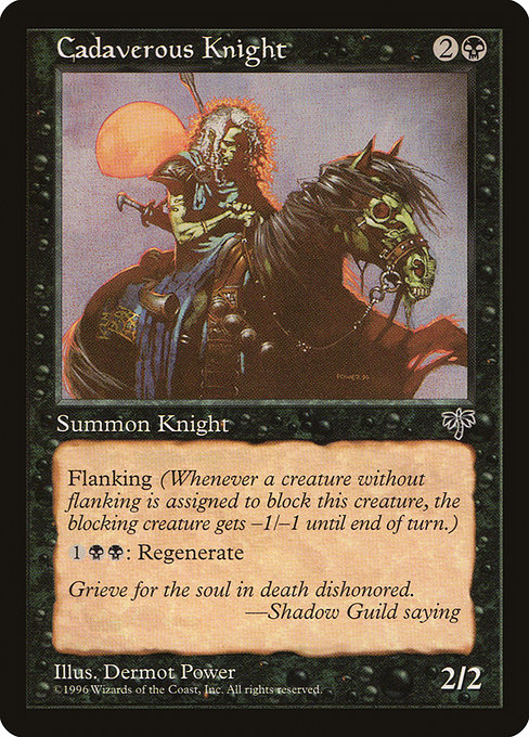 Cadaverous Knight - Mirage Common Card