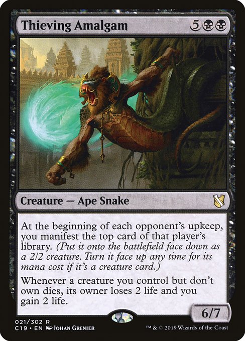 Thieving Amalgam - Commander 2019 Rare Card