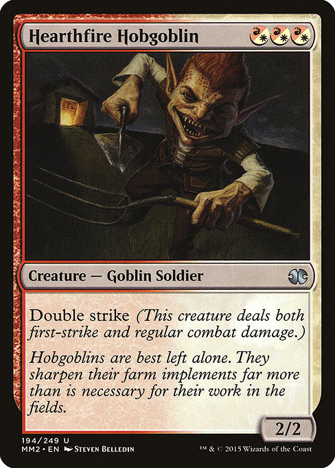 Hearthfire Hobgoblin - Modern Masters 2015 Uncommon Card