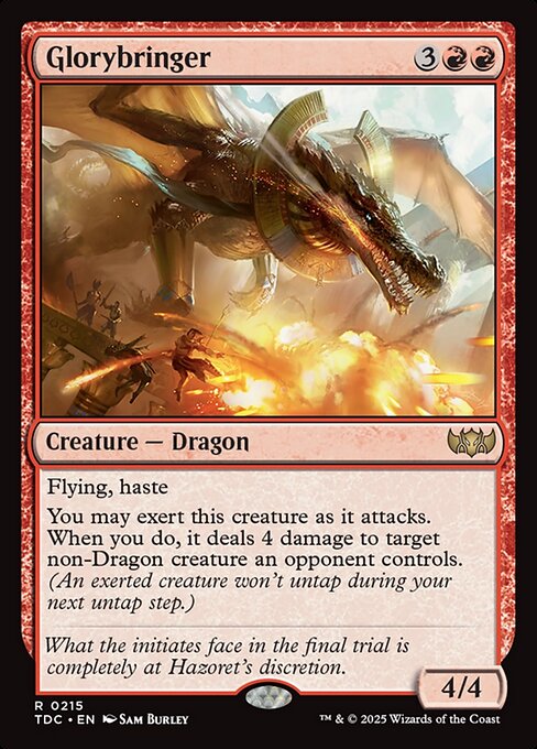 Glorybringer - Tarkir: Dragonstorm Commander Rare Card