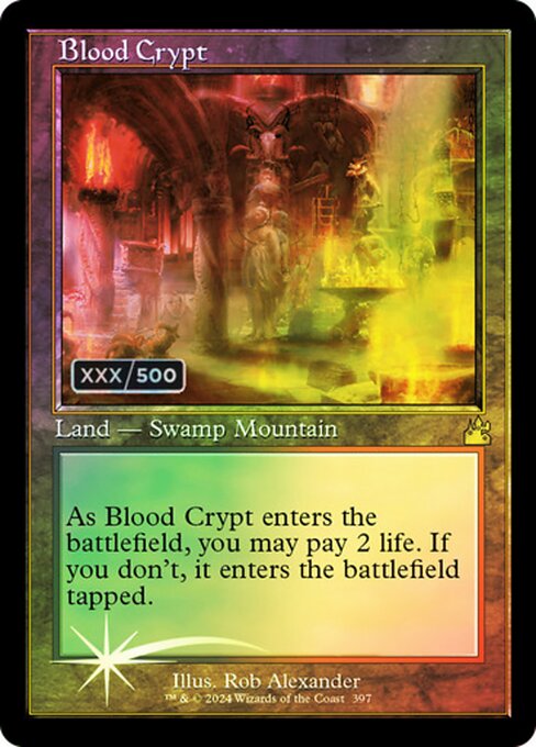 Blood Crypt - Ravnica Remastered Rare Card