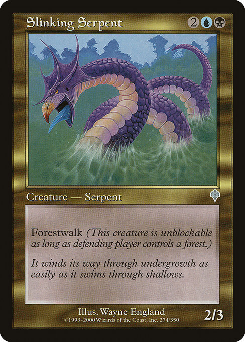 Slinking Serpent - Invasion Uncommon Card