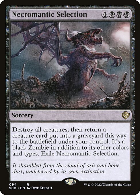 Necromantic Selection - Starter Commander Decks Rare Card