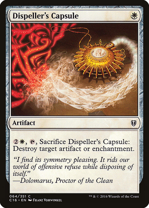 Dispeller's Capsule - Commander 2016 Common Card