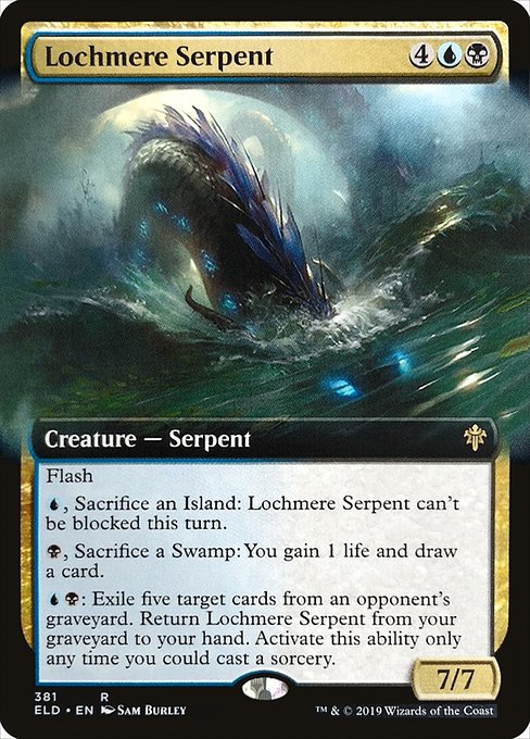 Lochmere Serpent - Throne of Eldraine Rare Card