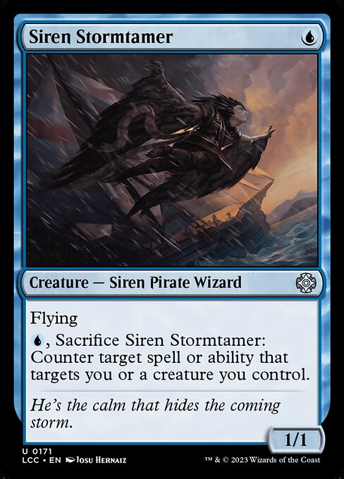 Siren Stormtamer - The Lost Caverns of Ixalan Commander Uncommon Card