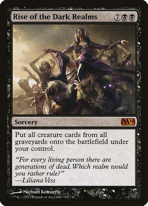 Rise of the Dark Realms - Magic 2014 Mythic Card