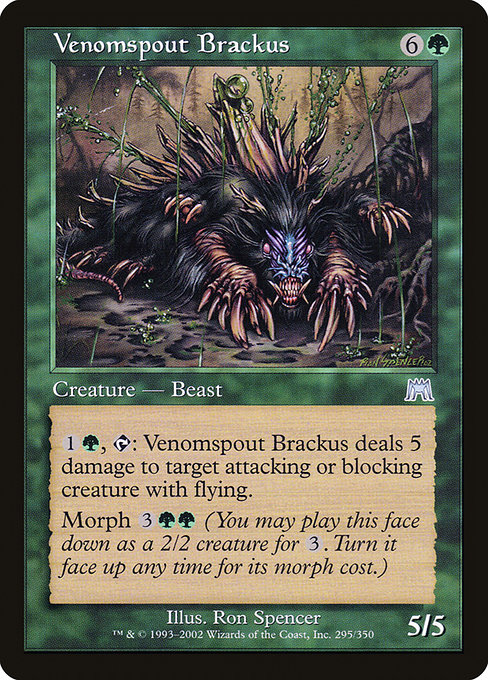 Venomspout Brackus - Onslaught Uncommon Card