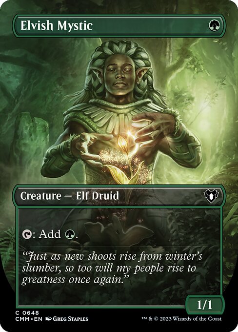 Elvish Mystic - Commander Masters Common Card