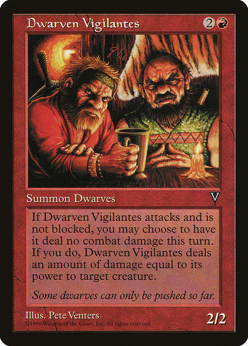 Dwarven Vigilantes - Visions Common Card
