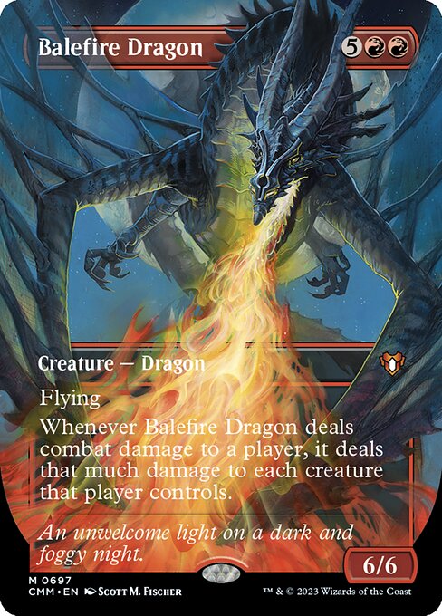 Balefire Dragon - Commander Masters Mythic Card