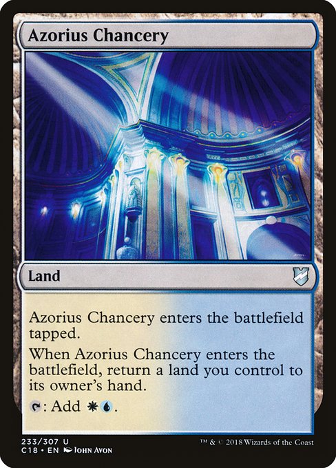 Azorius Chancery - Commander 2018 Uncommon Card