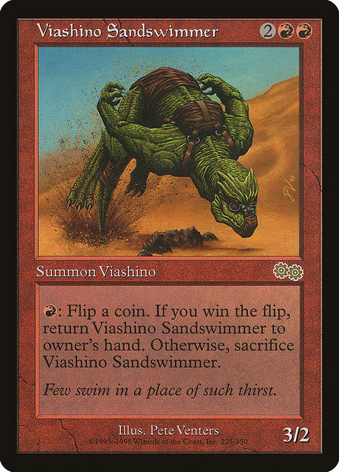 Viashino Sandswimmer - Urza's Saga Rare Card