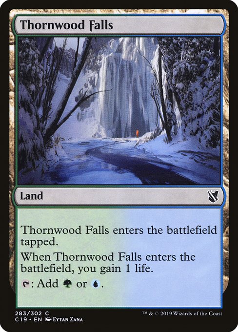 Thornwood Falls - Commander 2019 Common Card