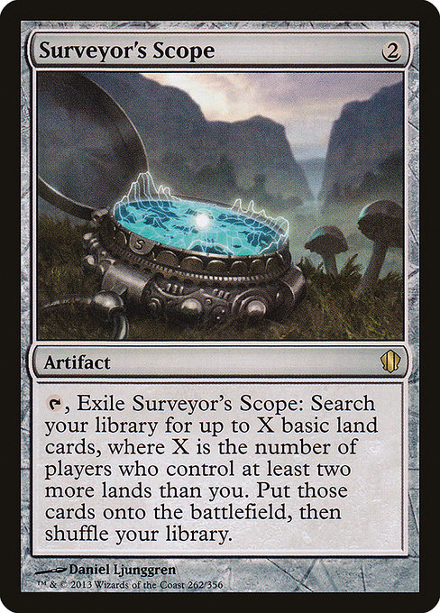 Surveyor's Scope - Commander 2013 Rare Card