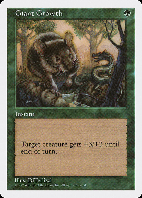 Giant Growth - Fifth Edition Common Card