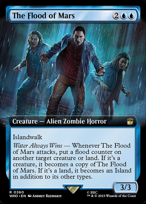 The Flood of Mars - Doctor Who Rare Card