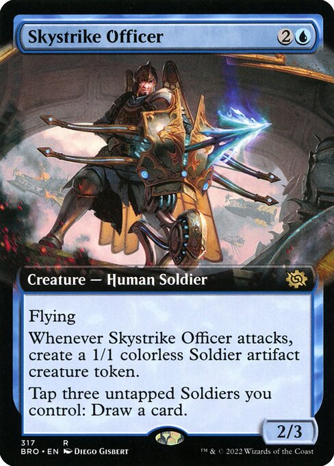 Skystrike Officer - The Brothers' War Rare Card