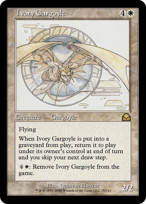 Ivory Gargoyle - Masters Edition II Rare Card