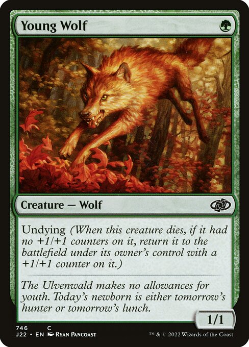 Young Wolf - Jumpstart 2022 Common Card