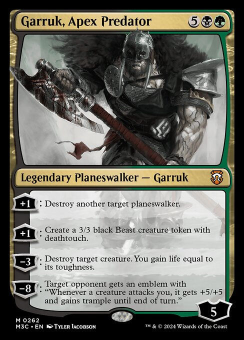 Garruk, Apex Predator - Modern Horizons 3 Commander Mythic Card