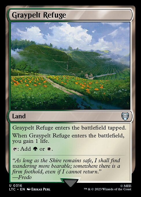 Graypelt Refuge - Tales of Middle-earth Commander Uncommon Card